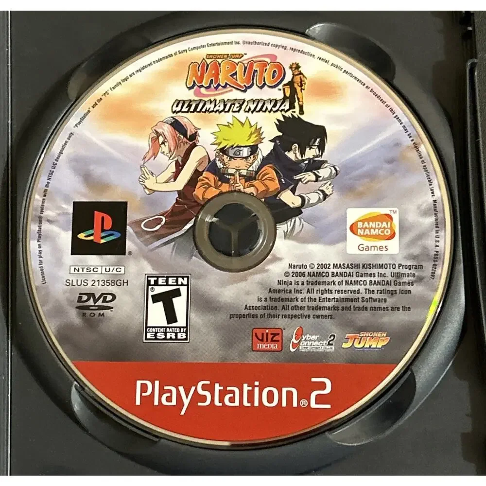 Naruto Ultimate Ninja Sony PlayStation 2 PS2 Greatest Hits Tested & Working
